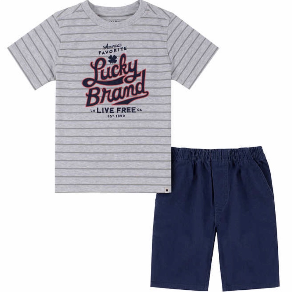 Lucky Brand Kids' 2-piece Set, Gray